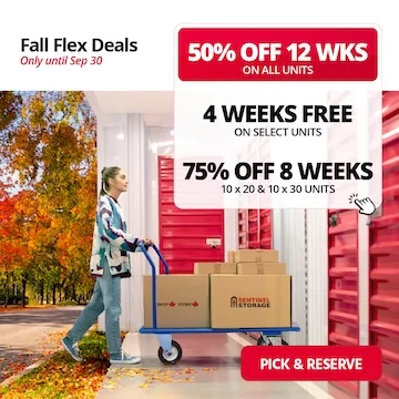 Sentinel Storage - Whitecourt Promotion