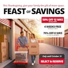 Sentinel Storage - Whitecourt Promotion