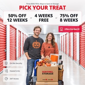 Sentinel Storage - Whitecourt Promotion