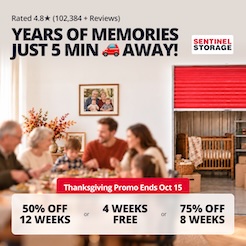 Sentinel Storage - Whitecourt Promotion