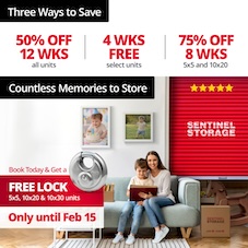 Sentinel Storage - Whitecourt Promotion
